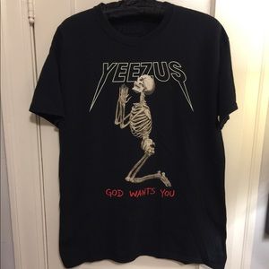 Kanye West Yeezus rare tour concert shirt Yeezy
